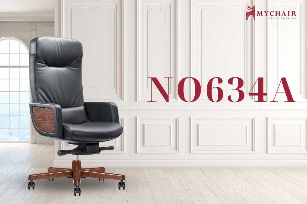 Ghế giám đốc gỗ sồi NO634A