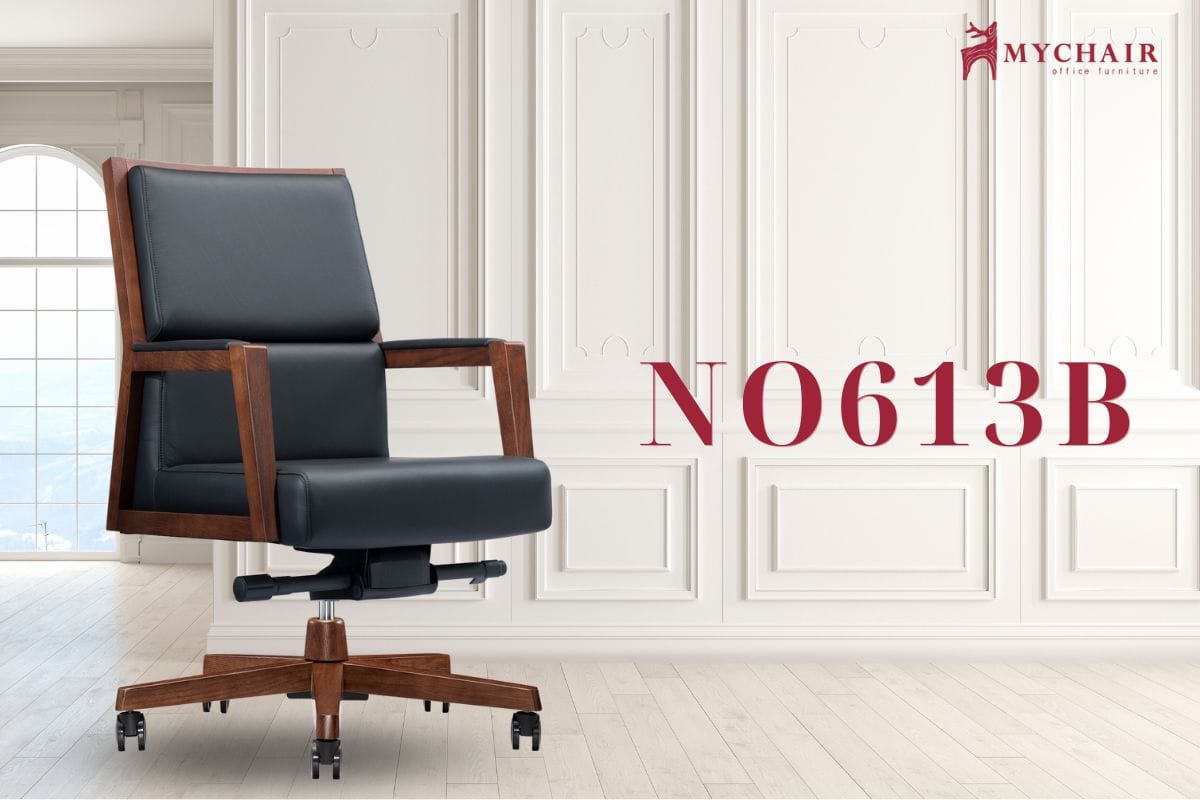 Ghế giám đốc gỗ tự nhiên cao cấp NO613B