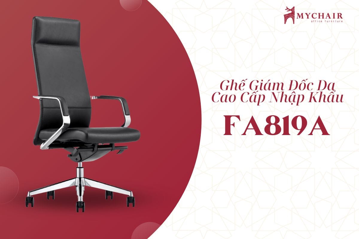 Ghế giám đốc màu đen cao cấp FA819A