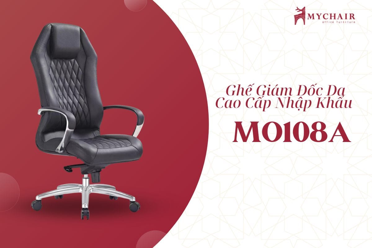 Ghế giám đốc màu đen cao cấp nhập khẩu MO108A