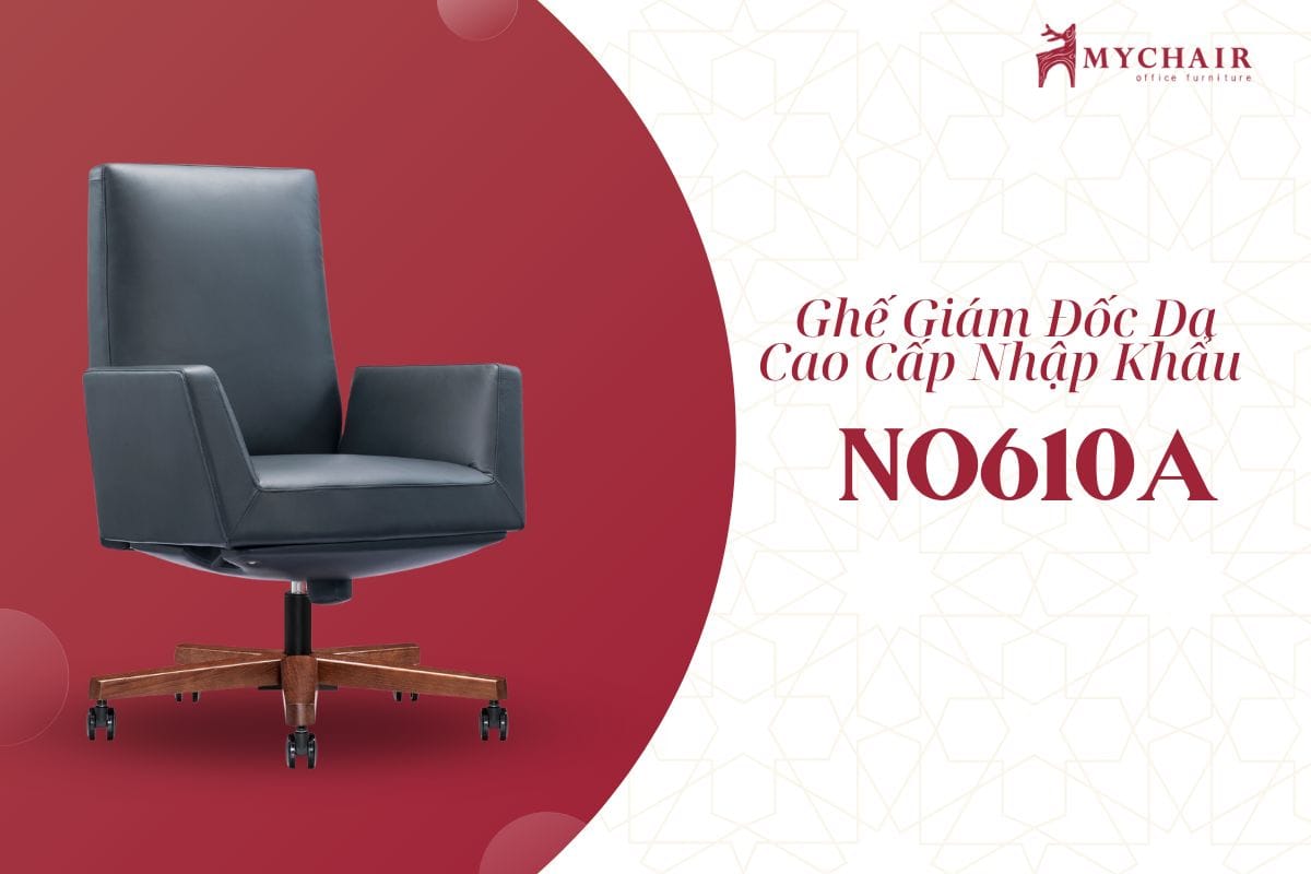 Ghế giám đốc màu đen cao cấp nhập khẩu NO610A