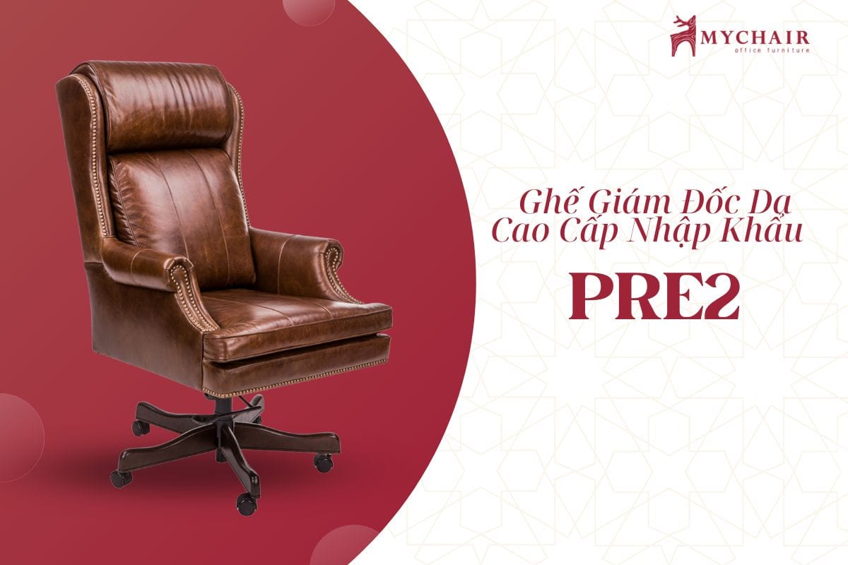 Ghế giám đốc màu nâu cao cấp PRE2
