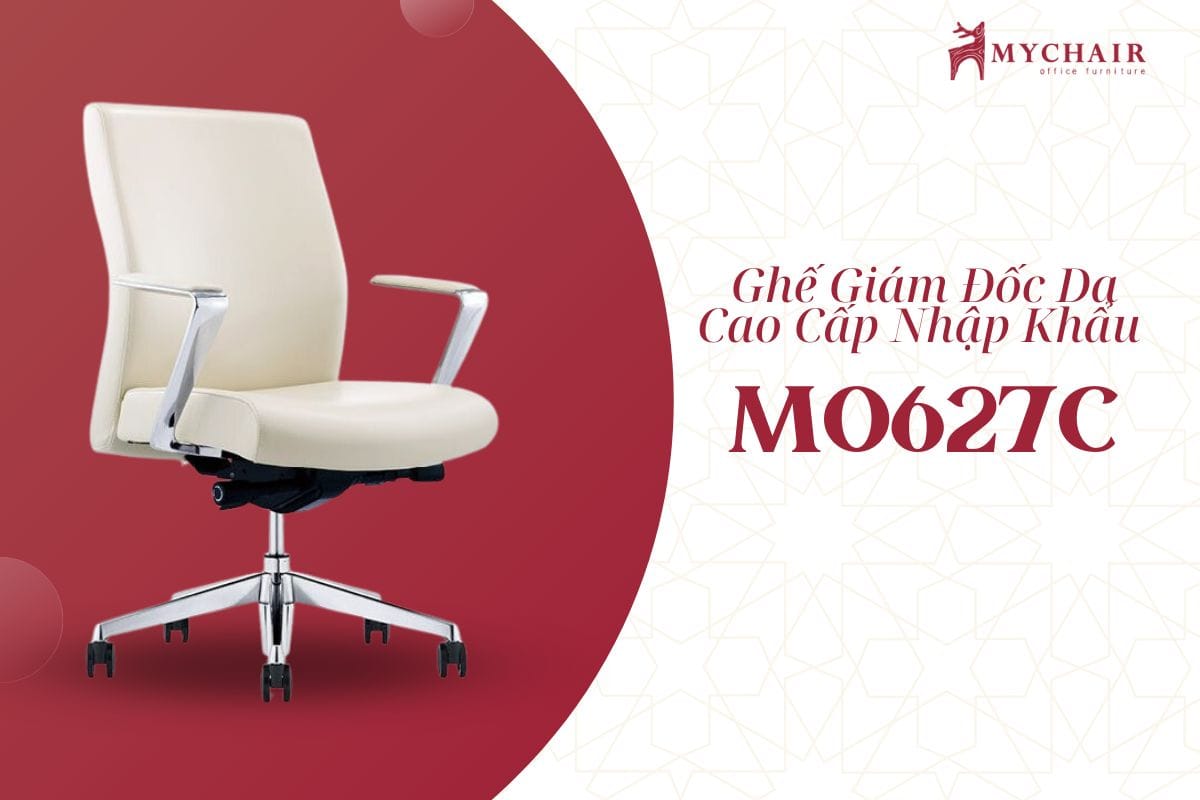 Ghế giám đốc màu trắng cao cấp MO627C