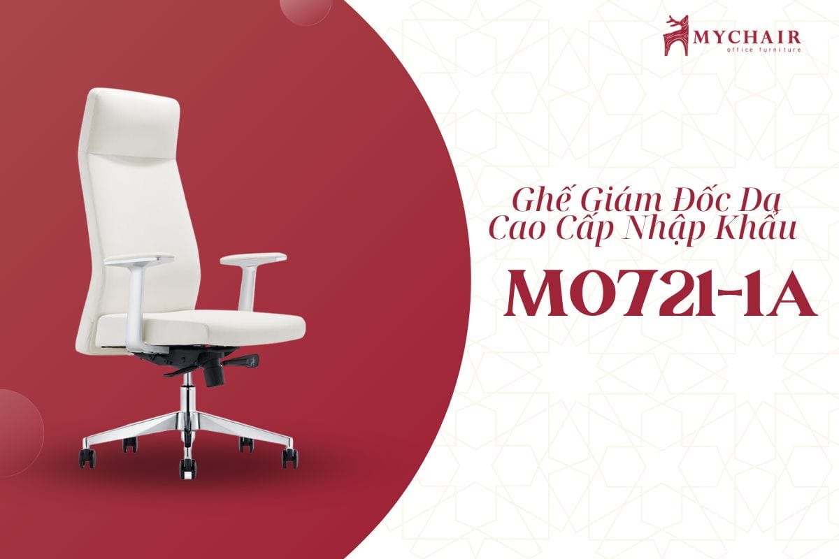 Ghế giám đốc màu trắng cao cấp MO721-1A