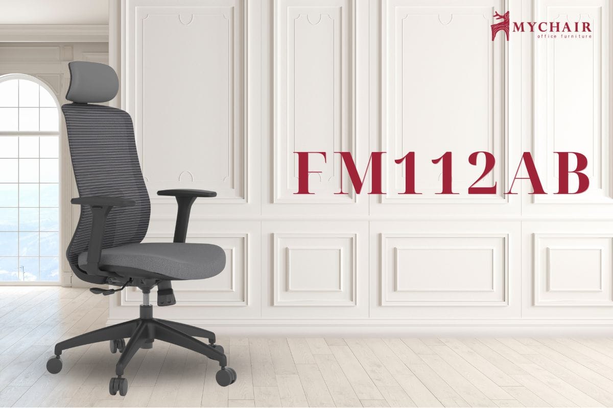 Ghế tựa giám đốc lưới nỉ cao cấp FM112AB