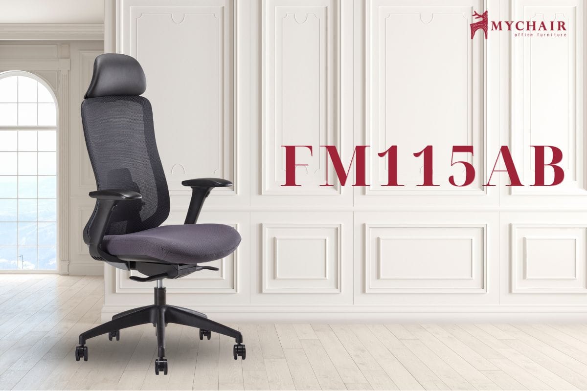 Ghế tựa giám đốc lưới nỉ cao cấp FM115AB
