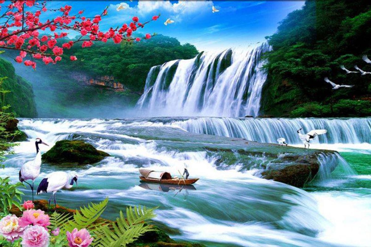 Giá tranh phong thủy cho người mệnh Mộc