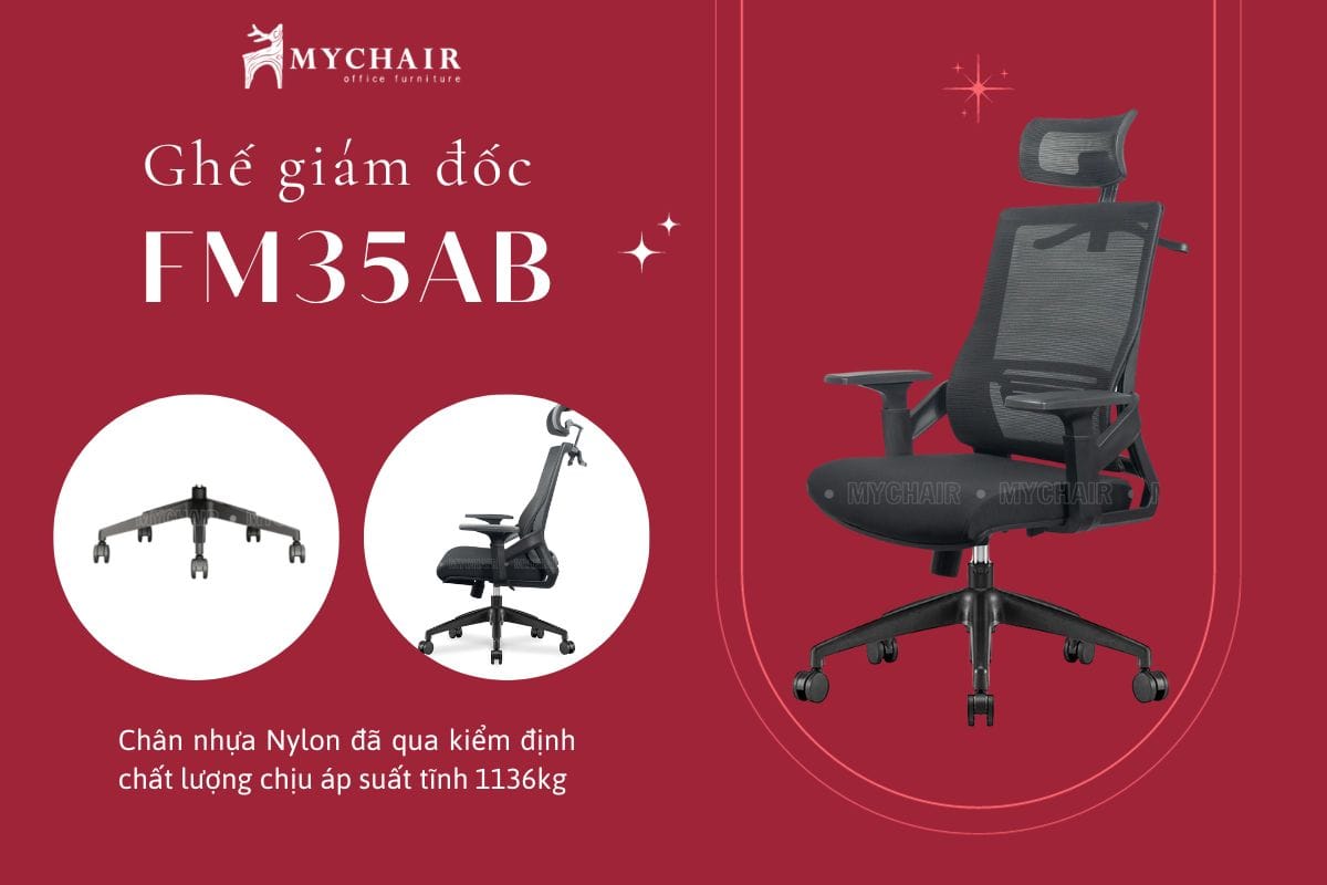 Chân ghế giám đốc bằng nhựa