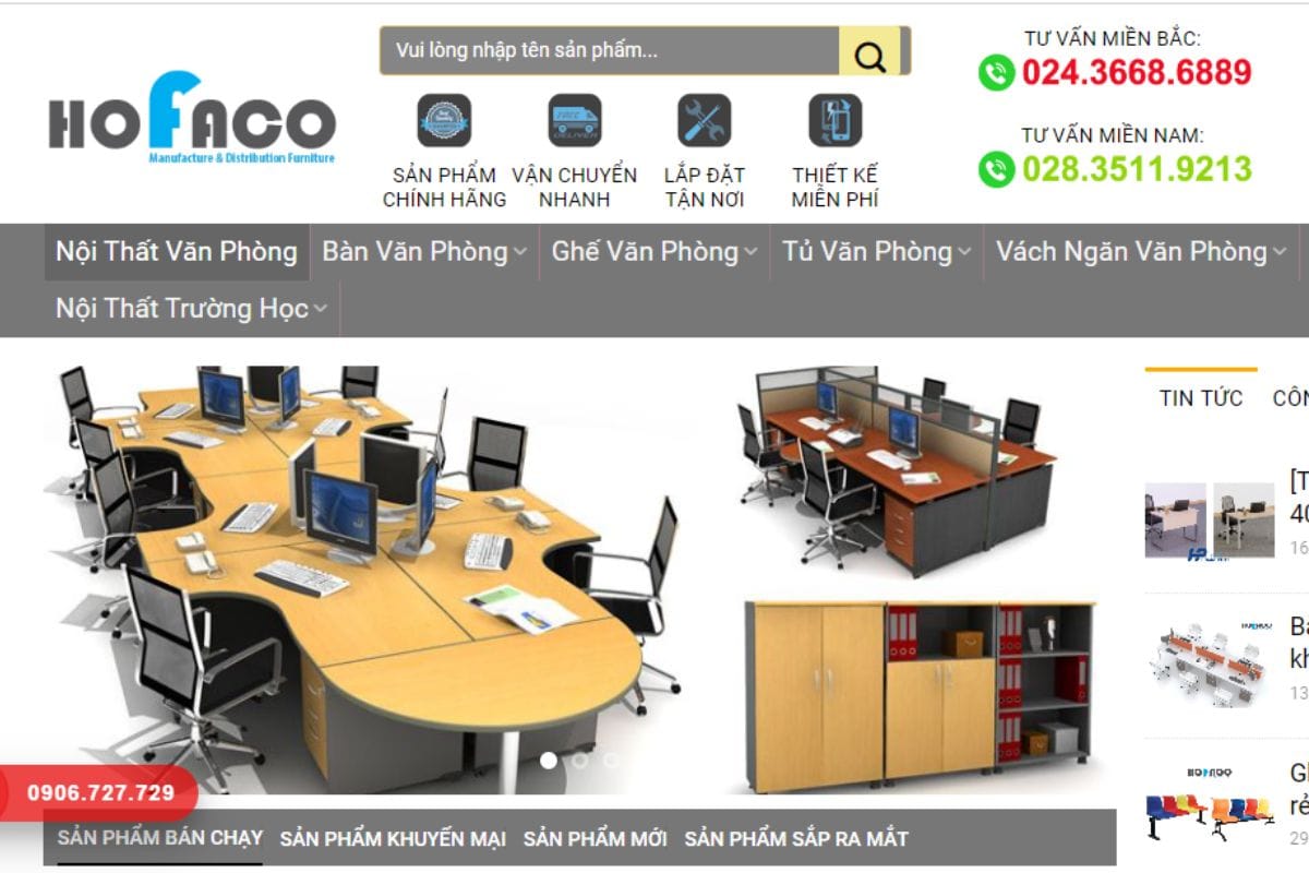 Nội thất văn phòng Hofaco - Địa chỉ mua ghế giám đốc quận Bình Thạnh uy tín