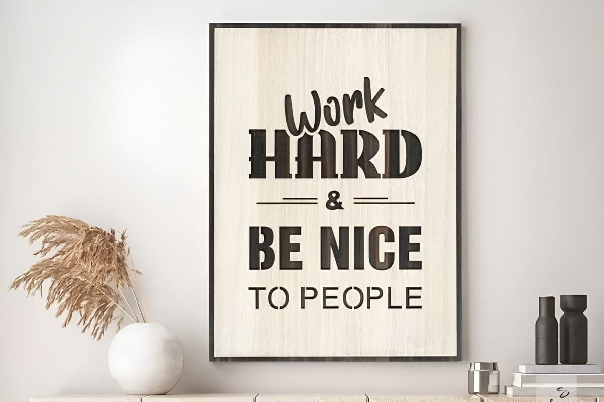 Tranh slogan tiếng anh treo văn phòng tạo động lực
