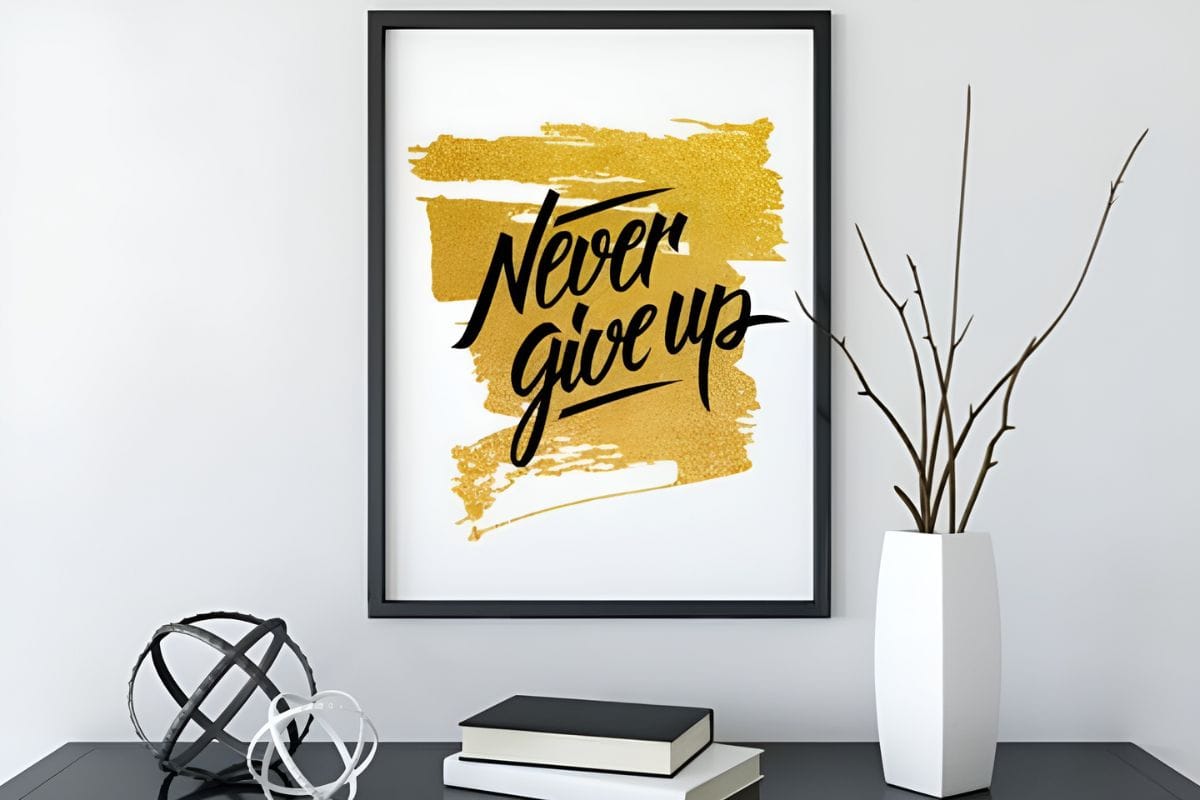Tranh slogan treo văn phòng truyền động lực