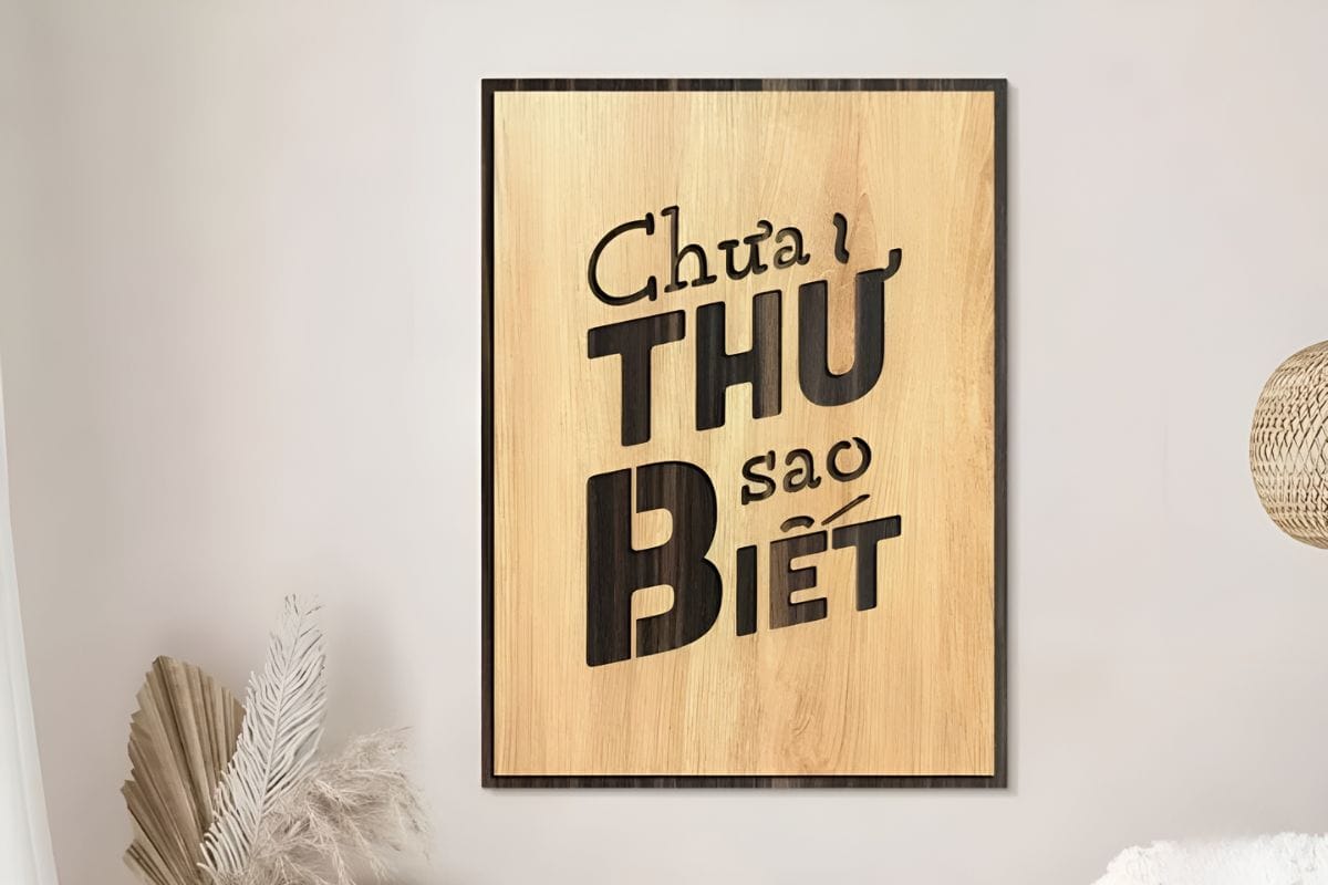 Tranh slogan treo văn phòng tiếng việt