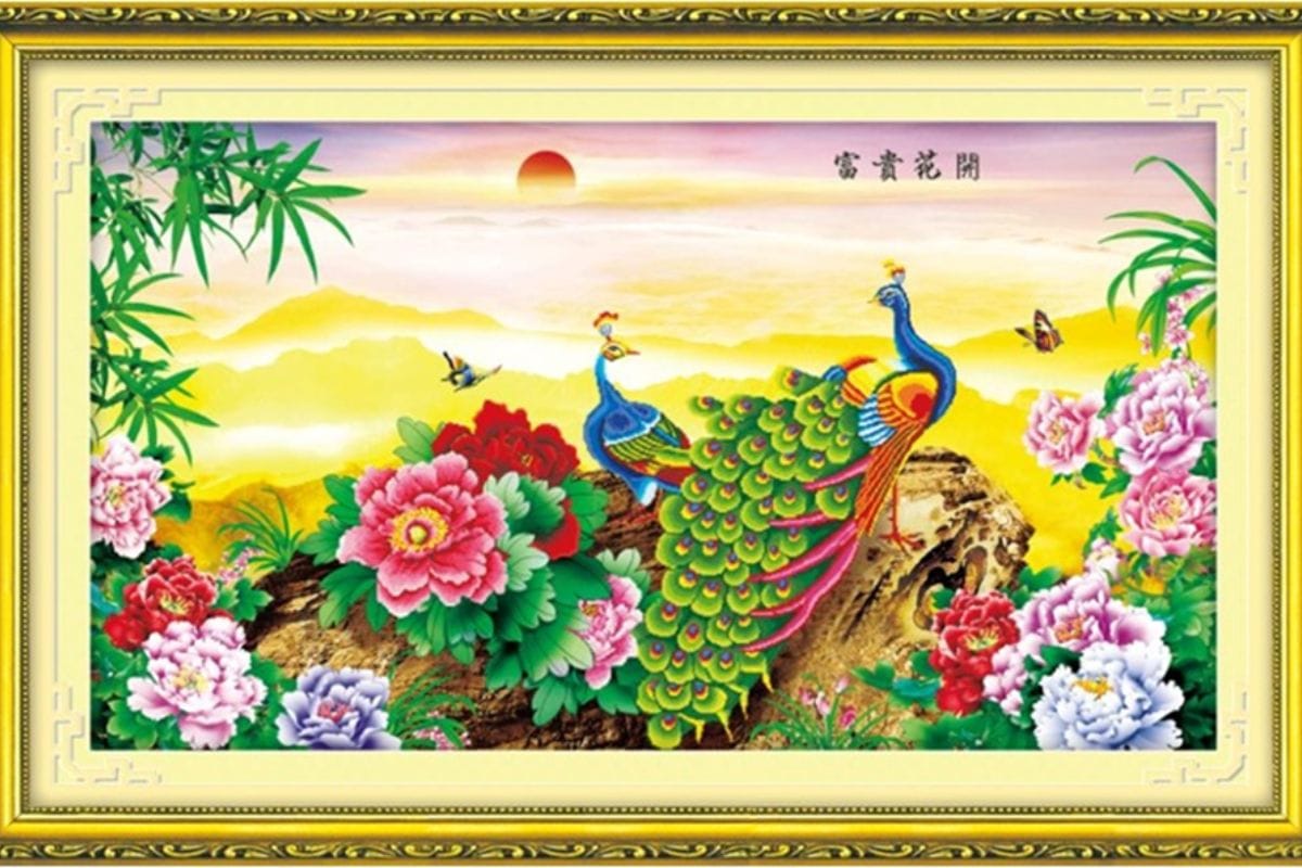 Tranh treo phòng làm việc giám đốc Phú quý mãn đường