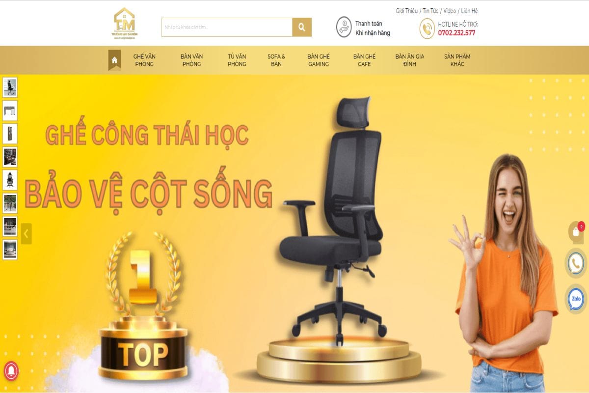 Trường Mai Sài Gòn - Địa chỉ mua ghế giám đốc tại Thủ Đức uy tín