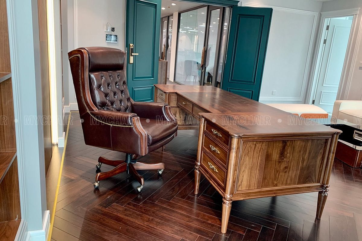 Ưu nhược điểm của ghế giám đốc chân gỗ