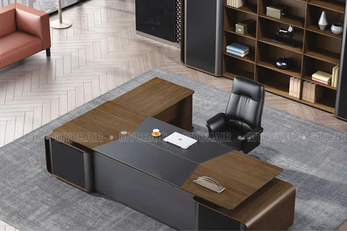 Thiết kế nội thất phòng giám đốc phong cách mở cao cấp, sang trọng