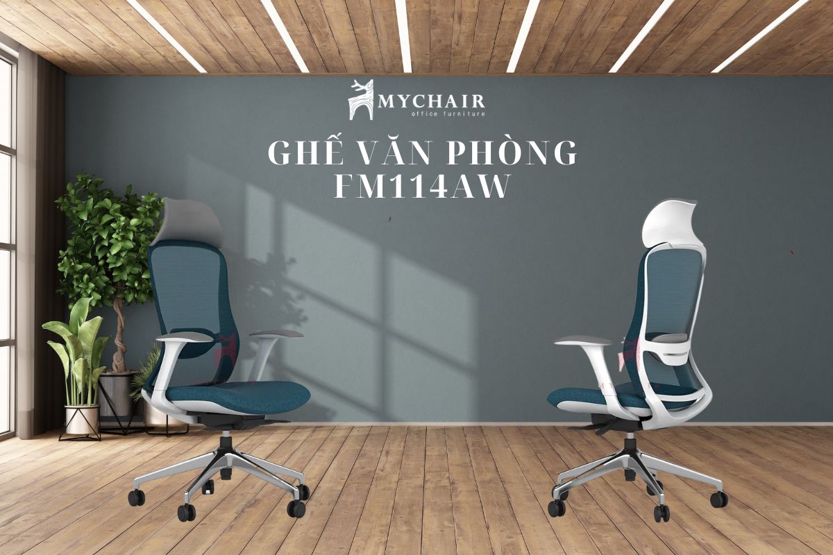 Ghế gaming lưới nỉ cao cấp FM114AW