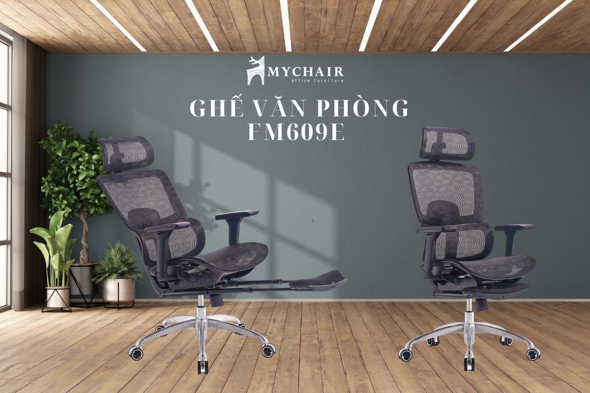 Ghế gaming công thái học lưới nỉ nhập khẩu thời thượng FM609E