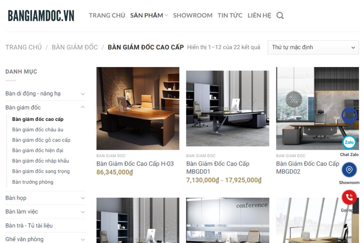 BANGIAMDOC - Địa chỉ mua bàn giám đốc quận 6 uy tín
