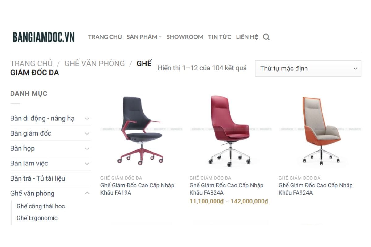 Bangiamdoc.vn - Địa chỉ mua ghế giám đốc quận 3 uy tín