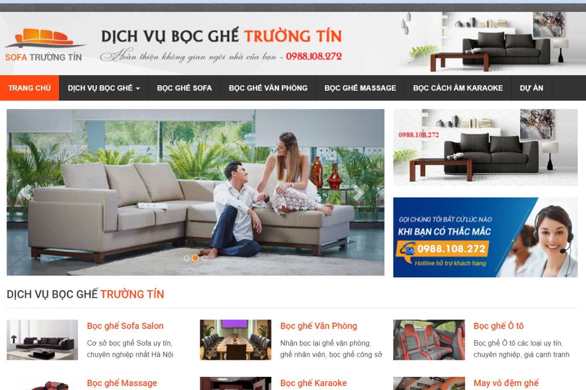 Bọc ghế Trường Tín - Địa chỉ bọc ghế giám đốc tại Hà Nội