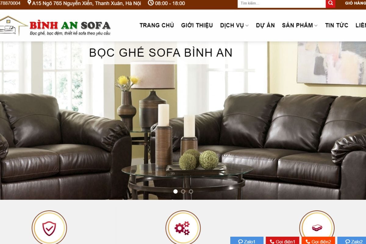 Bình An Sofa - Địa chỉ bọc ghế giám đốc tại Hà Nội