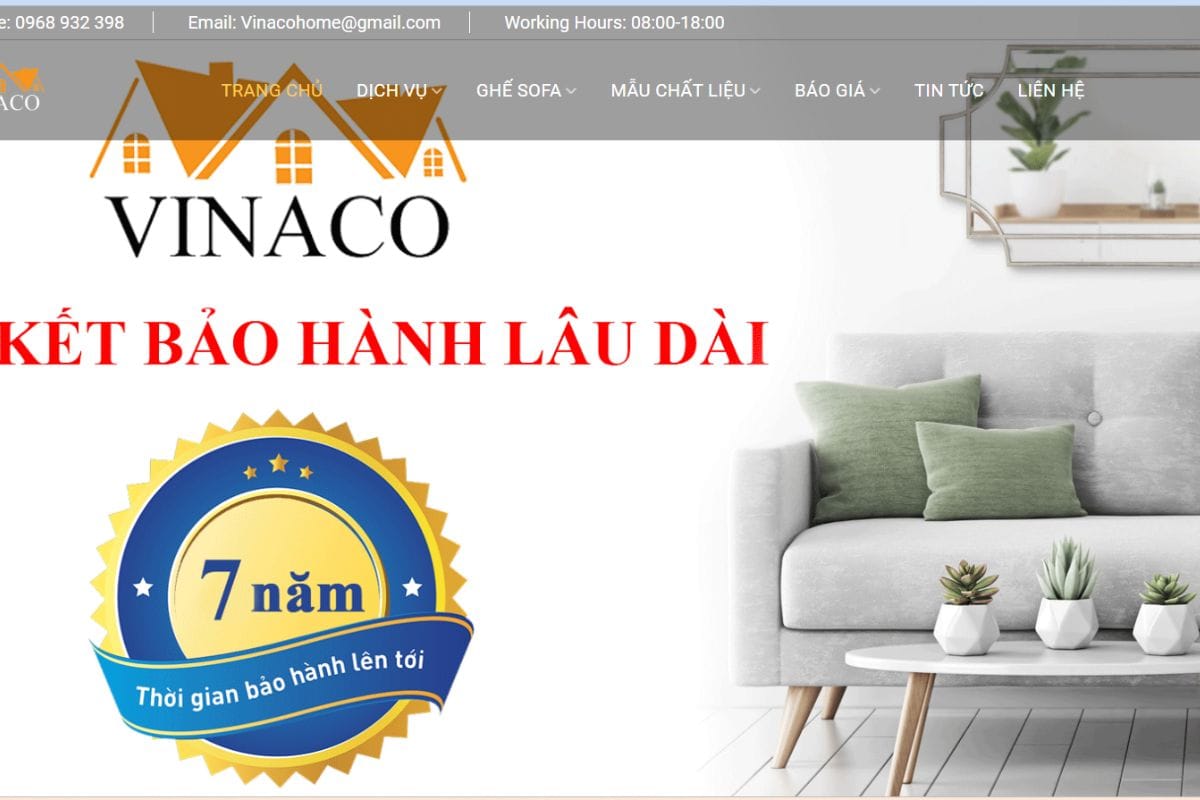 Vinaco - Địa chỉ bọc ghế giám đốc tại Hà Nội
