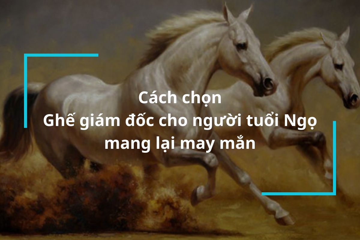Hướng dẫn lựa chọn ghế giám đốc cho người tuổi Ngọ