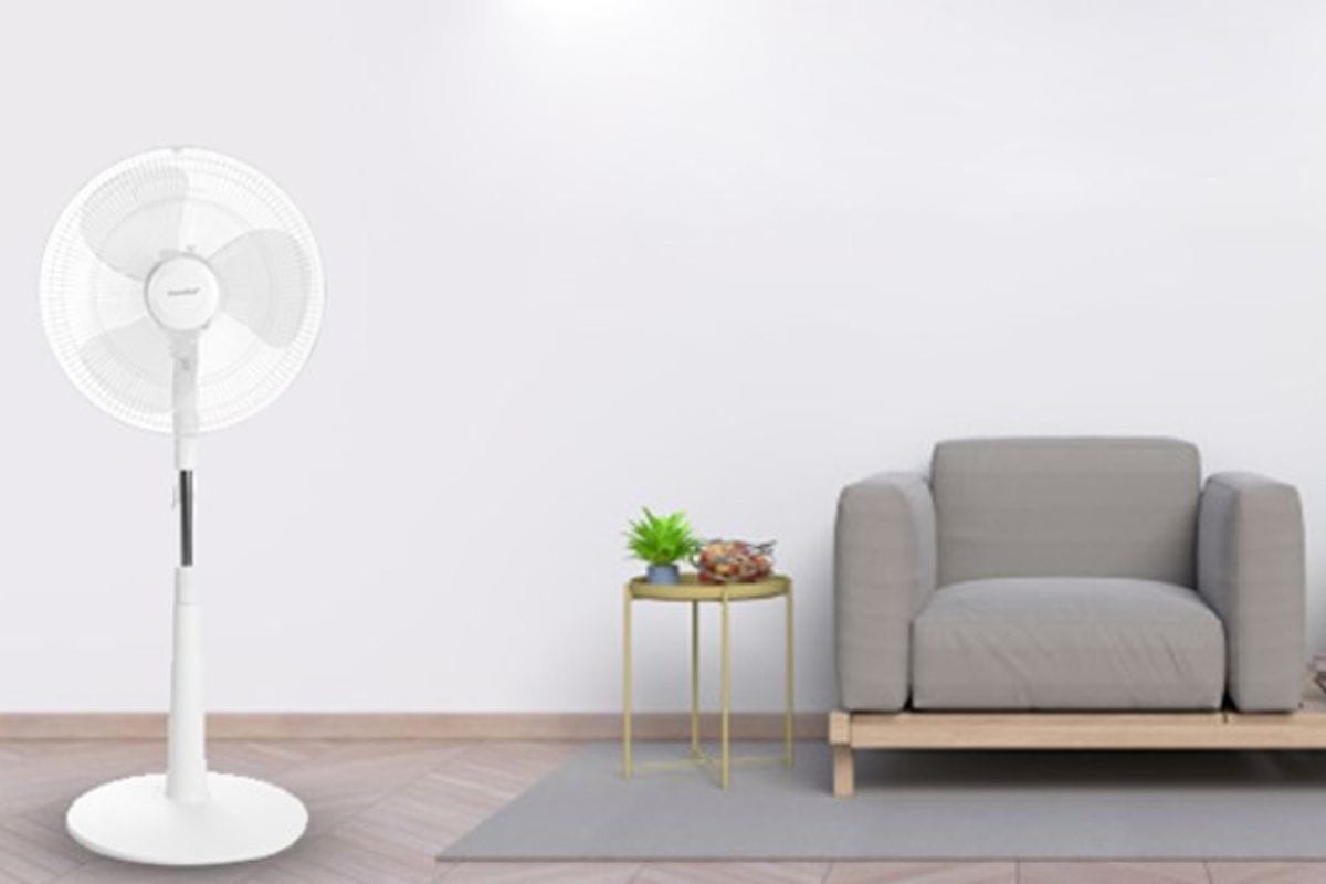 Dùng quạt làm khô da bị ngấm nước