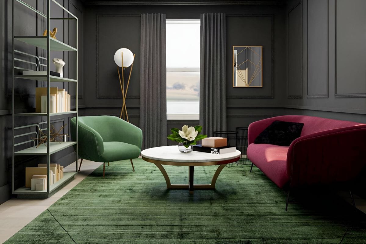 Chất liệu trong phong cách thiết kế nội thất phòng giám đốc phong cách Art Deco