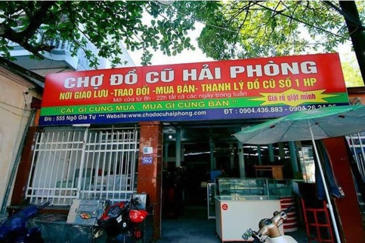 Chợ đồ cũ Hải Phòng - Địa chỉ mua ghế giám đốc thanh lý Hải Phòng