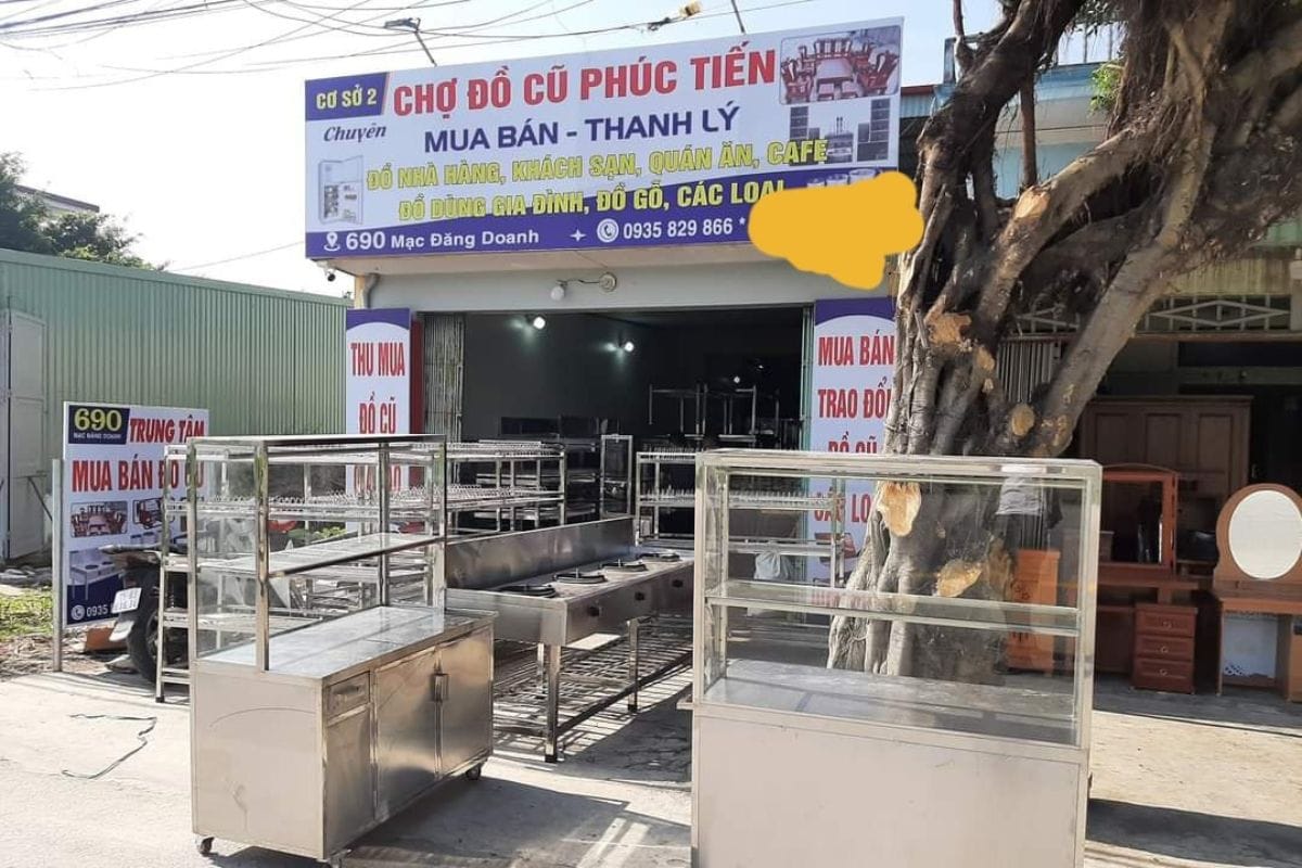 Chợ đồ cũ Phúc Tiến - Địa chỉ mua ghế giám đốc thanh lý Hải Phòng