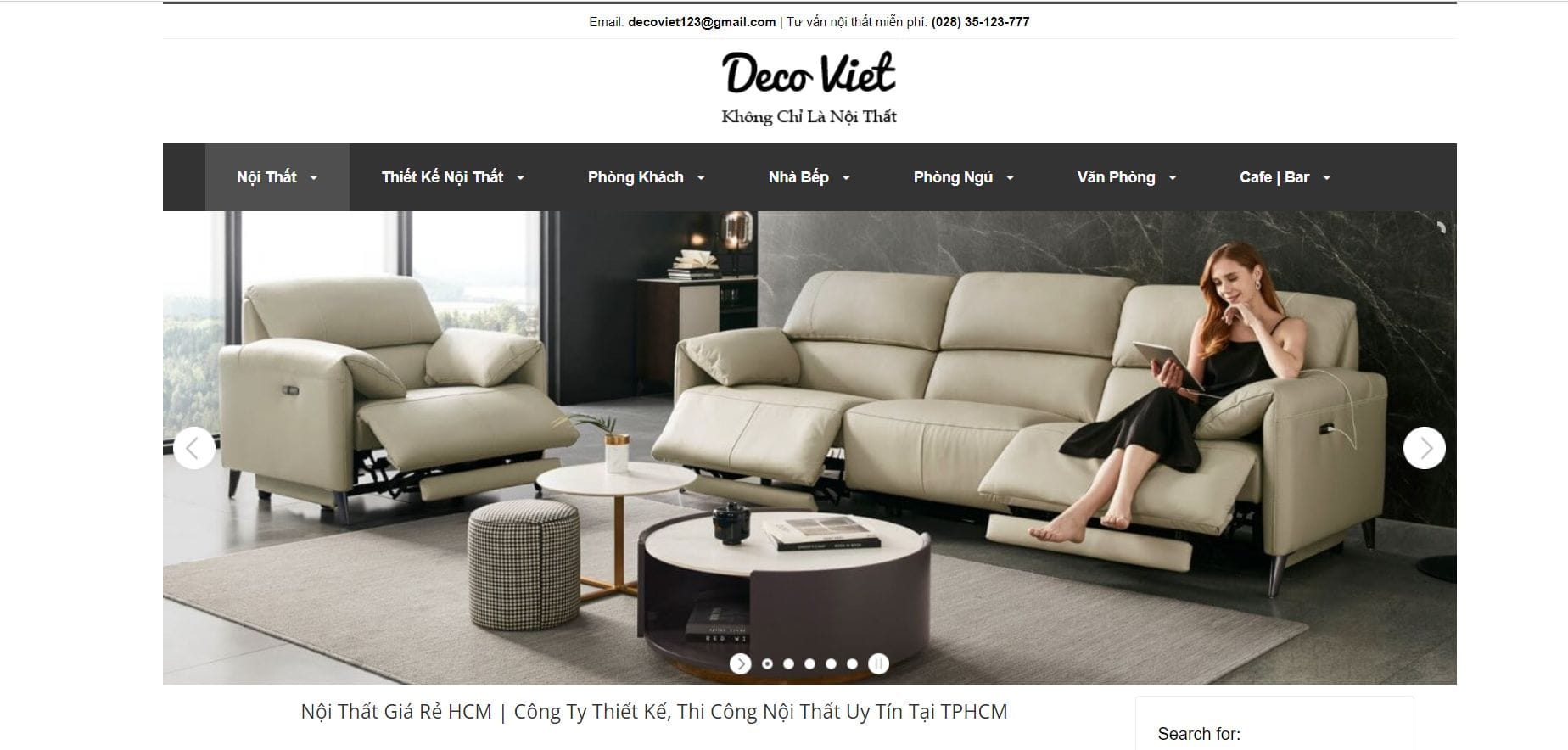 Deco Việt - Địa chỉ mua ghế giám đốc quận 7 uy tín