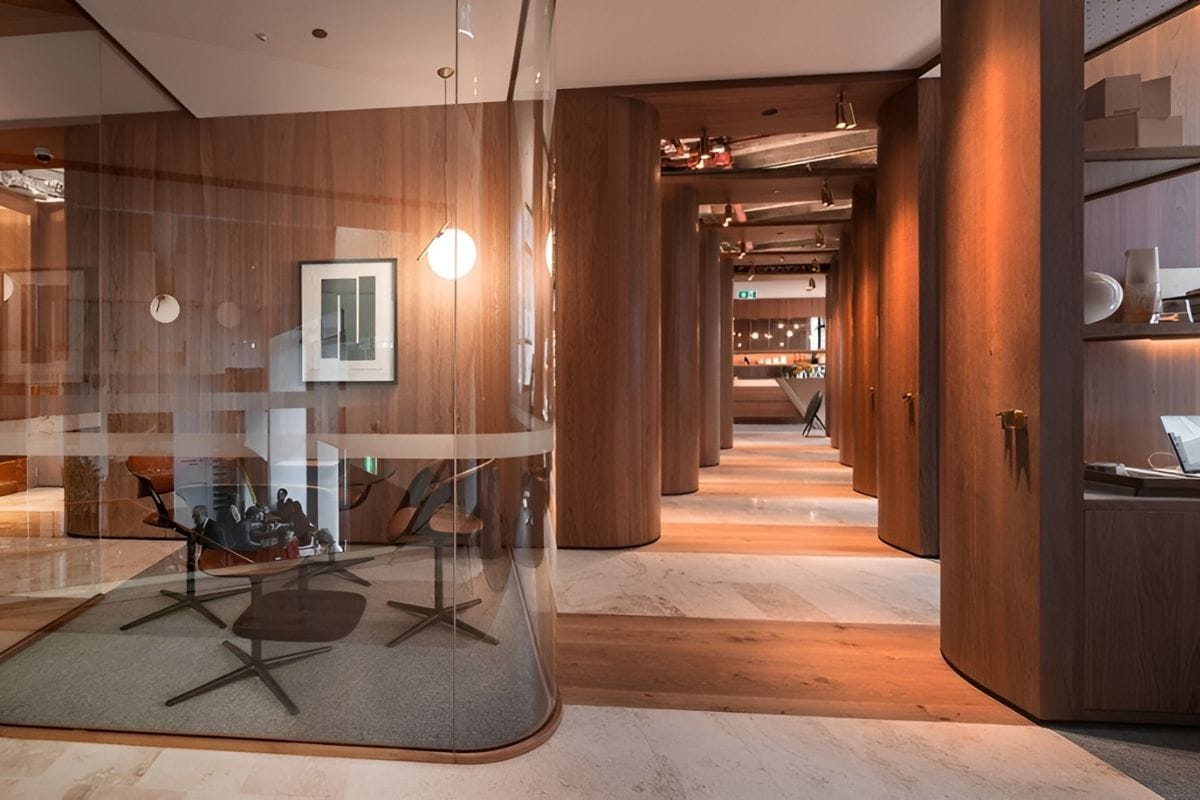 Đường nét trong phong cách thiết kế nội thất phòng giám đốc phong cách Art Deco