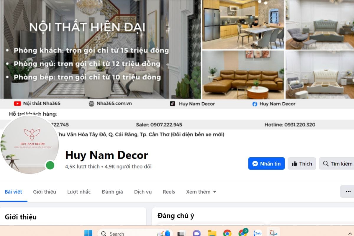 Công ty Huy Nam Decor - Địa chỉ mua ghế giám đốc cao cấp Cần Thơ uy tín