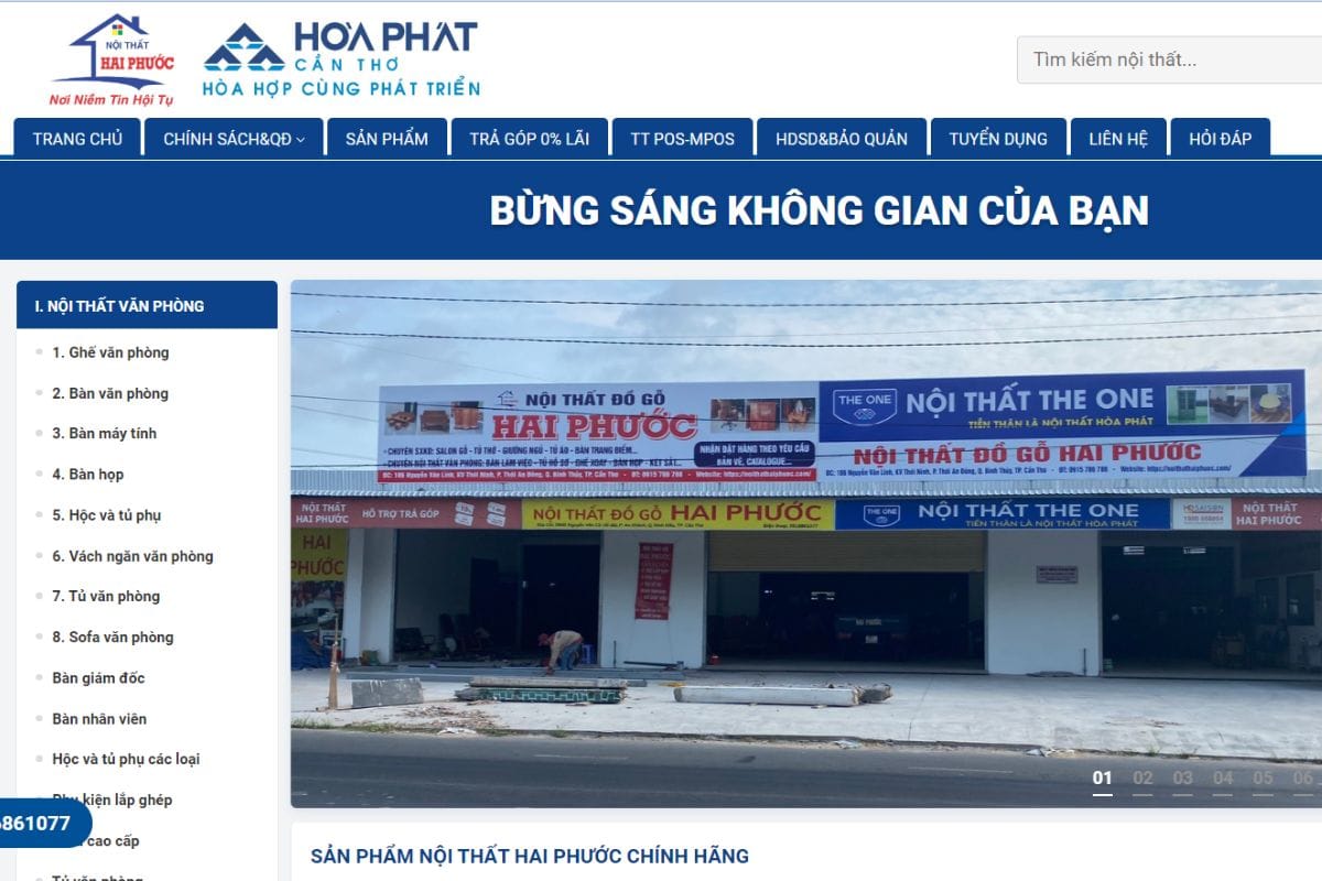 Công ty Hai Phước - Địa chỉ mua ghế giám đốc cao cấp Cần Thơ chất lượng cao