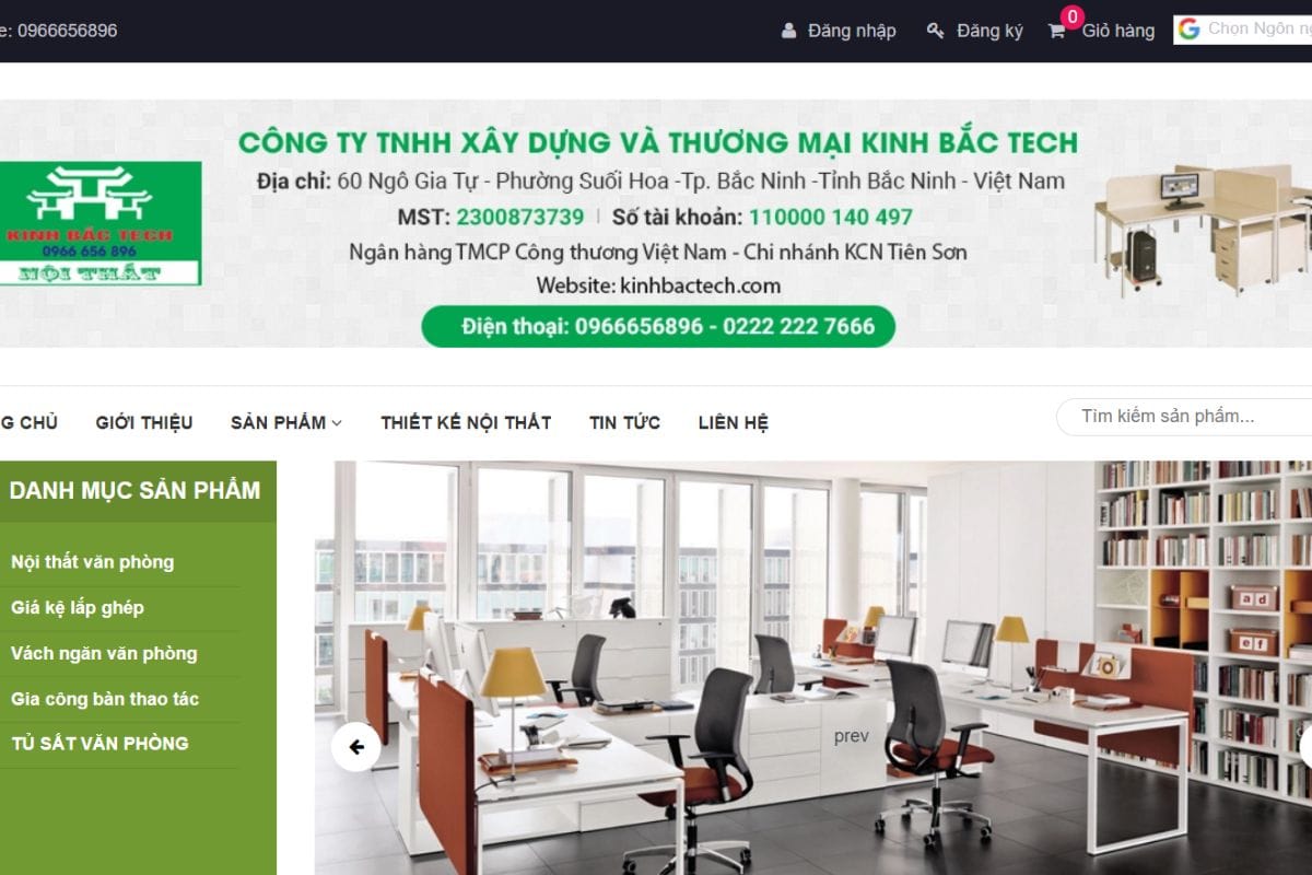 Nội thất Kinh Bắc - Địa chỉ mua ghế giám đốc cao cấp Bắc Ninh