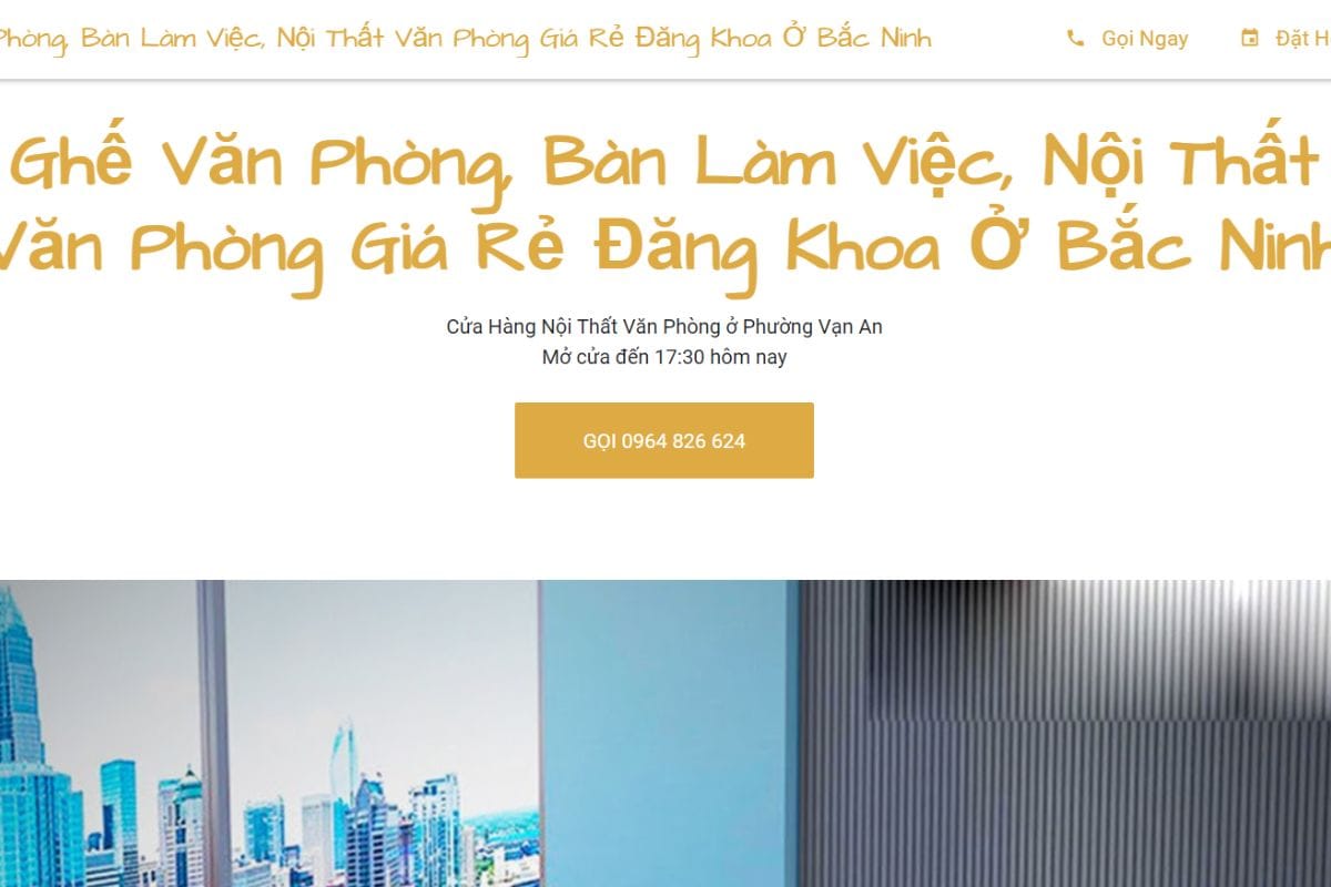 Bàn ghế Đăng Khoa - Địa chỉ mua ghế giám đốc cao cấp Bắc Ninh chất lượng