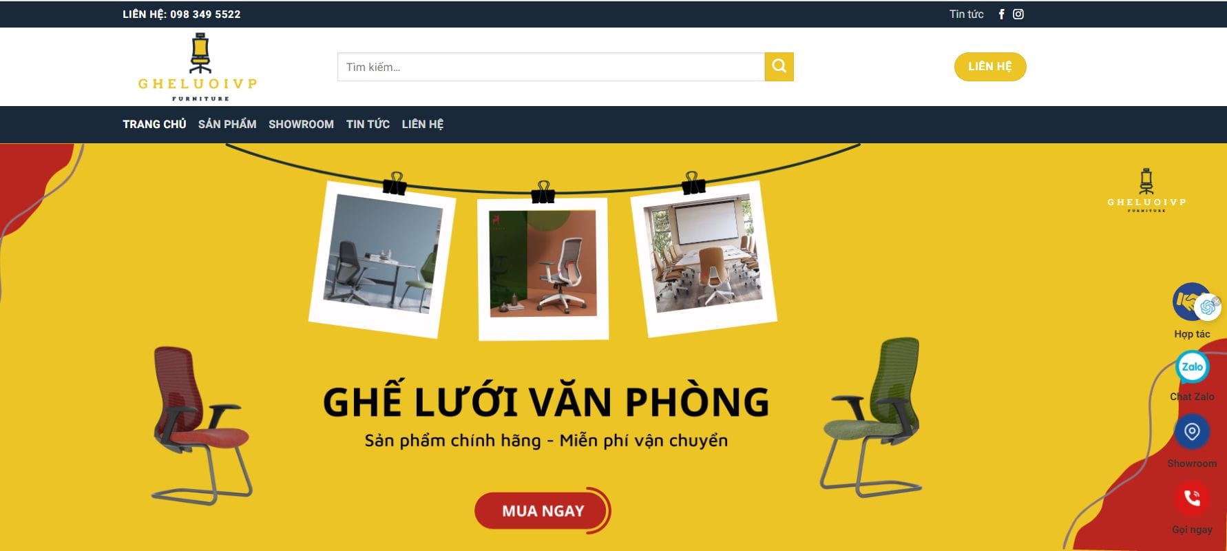 GHELUOIVANPHONG - Địa chỉ mua ghế giám đốc quận 11 chất lượng