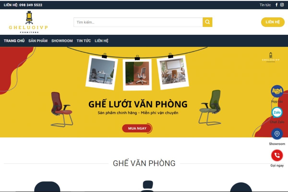GHELUOIVANPHONG - Địa chỉ mua ghế giám đốc quận 6 uy tín