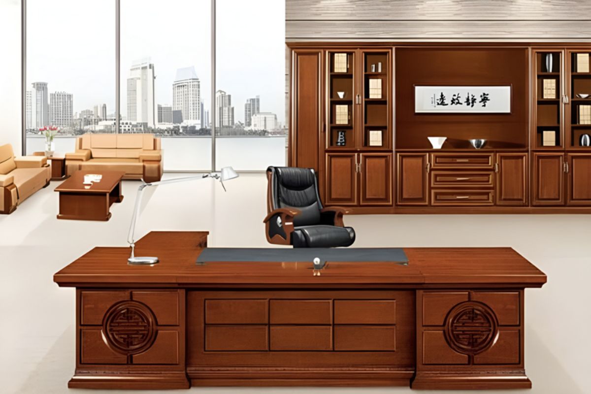 Giá bàn giám đốc gỗ sồi hiện nay