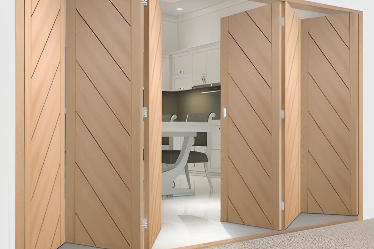 Vách ngăn di động gỗ MDF