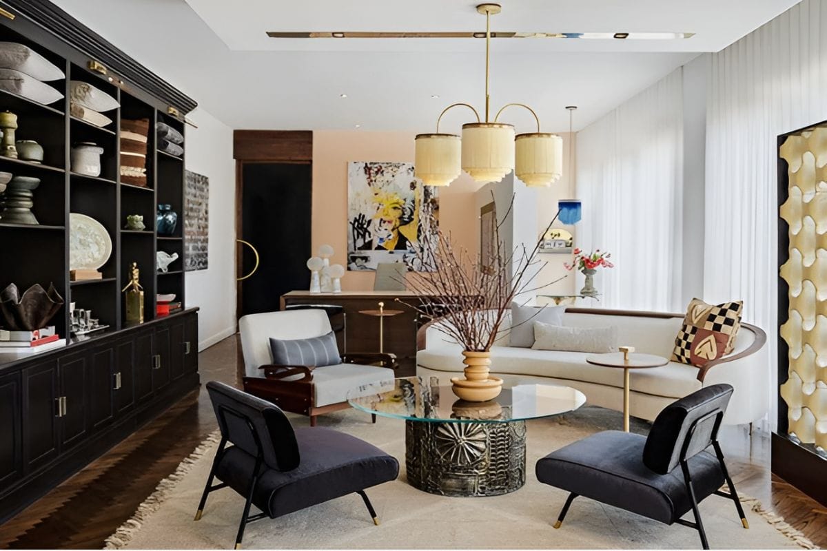 Họa tiết trong phong cách thiết kế nội thất phòng giám đốc phong cách Art Deco