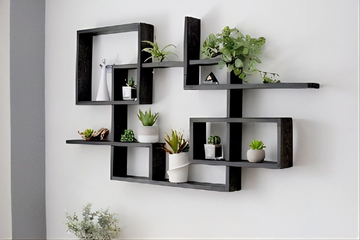 Kệ trang trí phòng họp treo tường