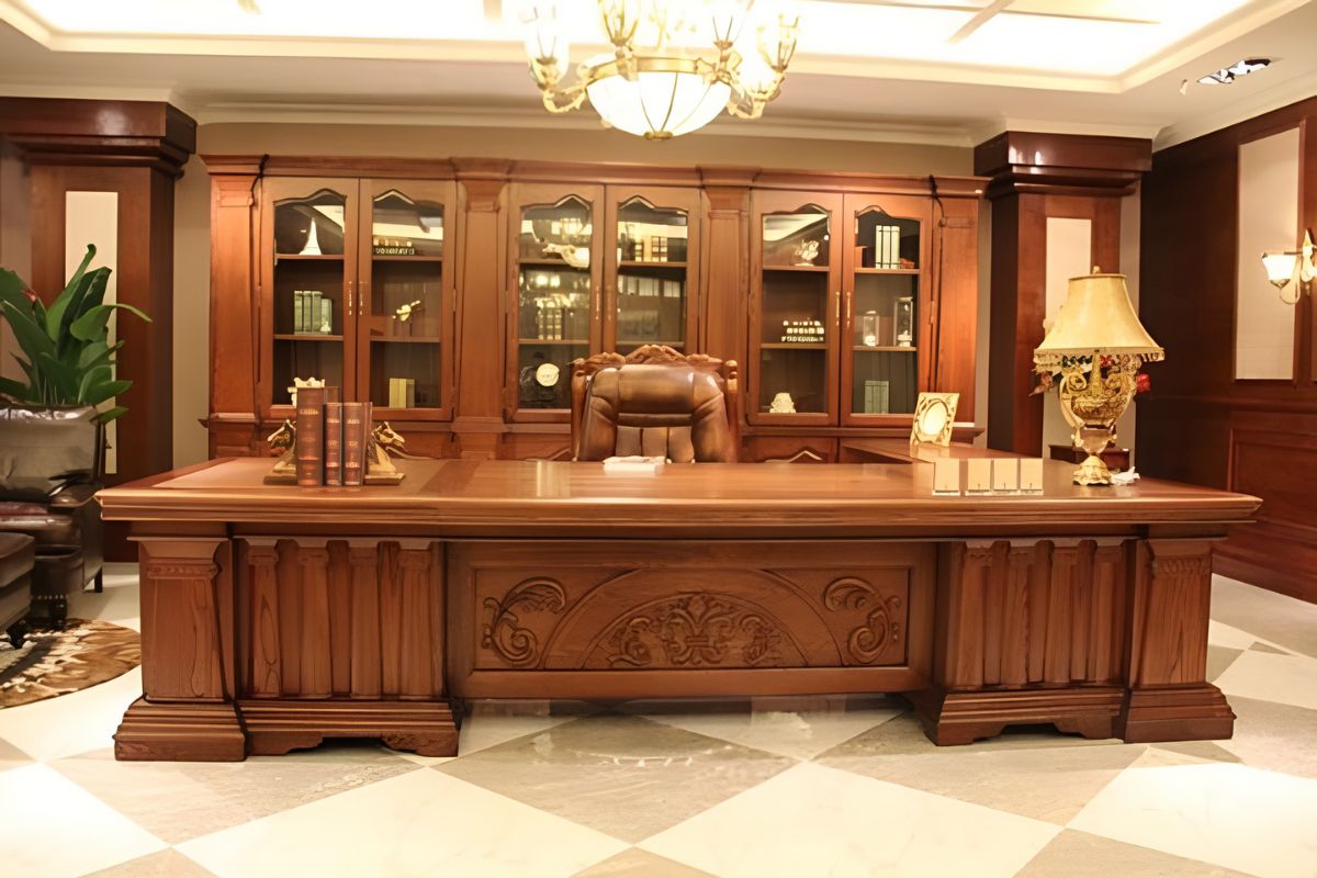 Khái niệm bàn giám đốc gỗ óc chó