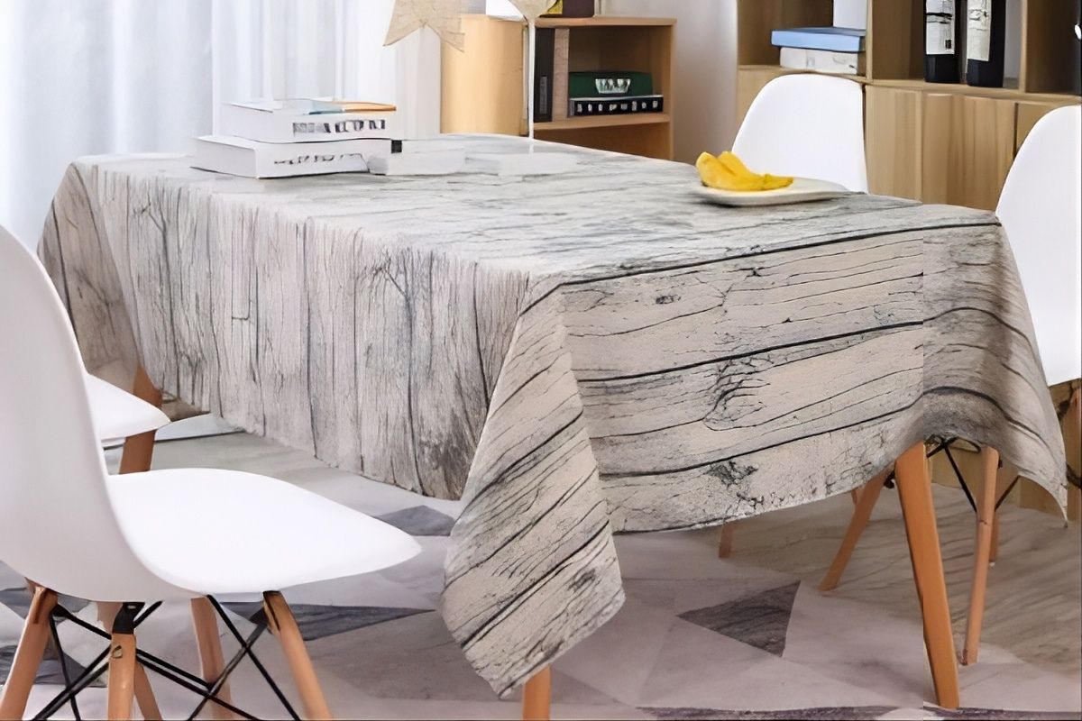 Khăn trải bàn phòng họp hoa văn hiện đại đơn giản