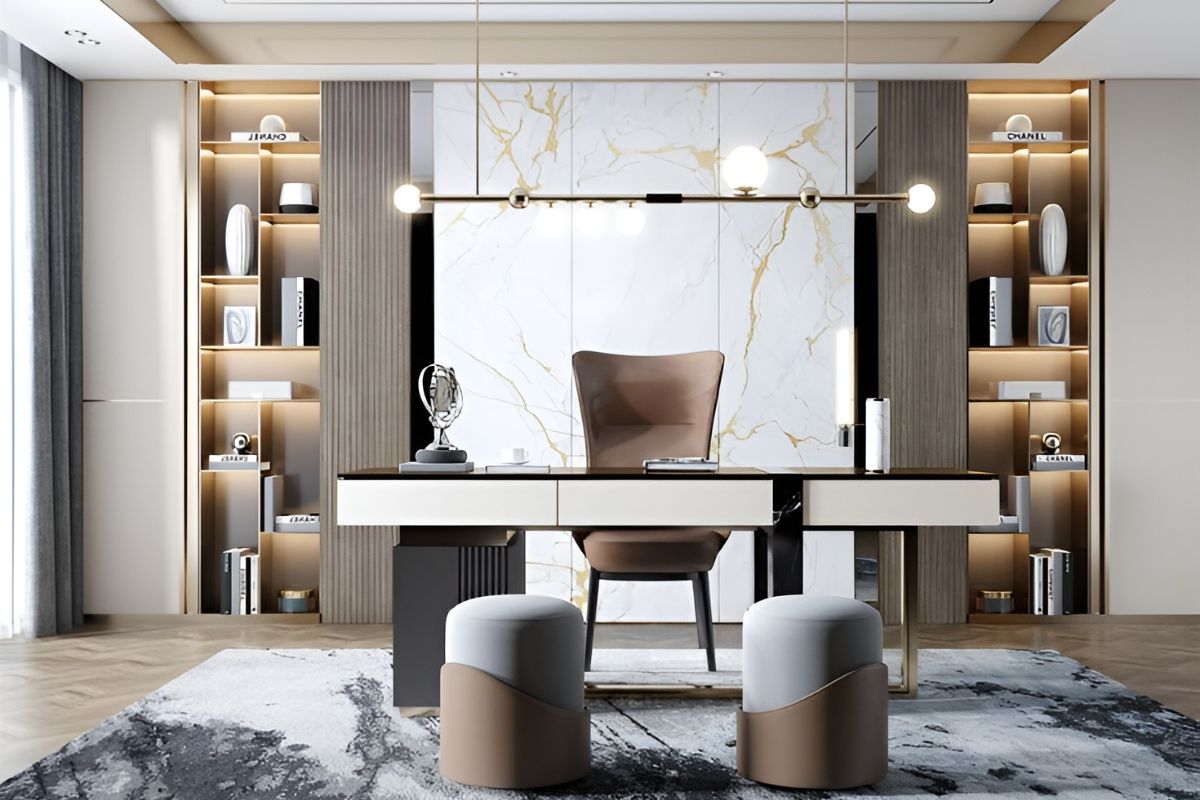Đường nét trong thiết kế nội thất phòng giám đốc phong cách Minimalism
