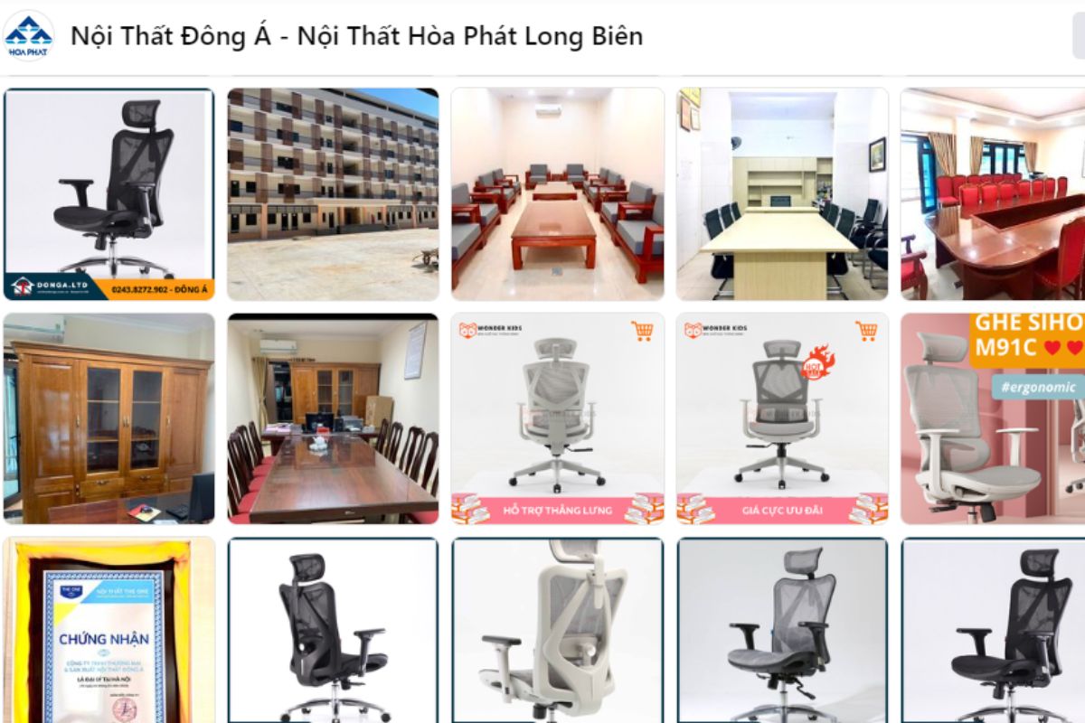Nội thất Đông Á - Địa chỉ mua ghế giám đốc quận Long Biên uy tín