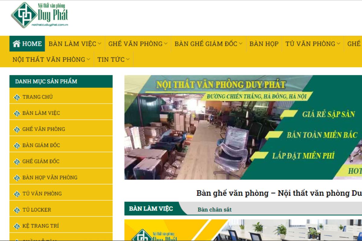 Nội thất Duy Phát - Địa chỉ sửa bàn giám đốc nhanh chóng