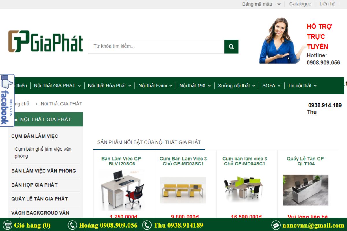 Nội thất Gia Phát - Địa chỉ mua bàn giám đốc quận 5 giá tốt